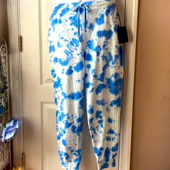 Tie dye cotton blend sweat pants - Picture 6 of 9
